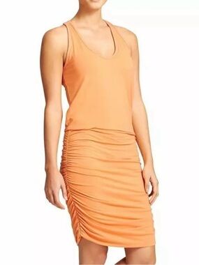 Athleta Bright Orange Racerback Tank Top